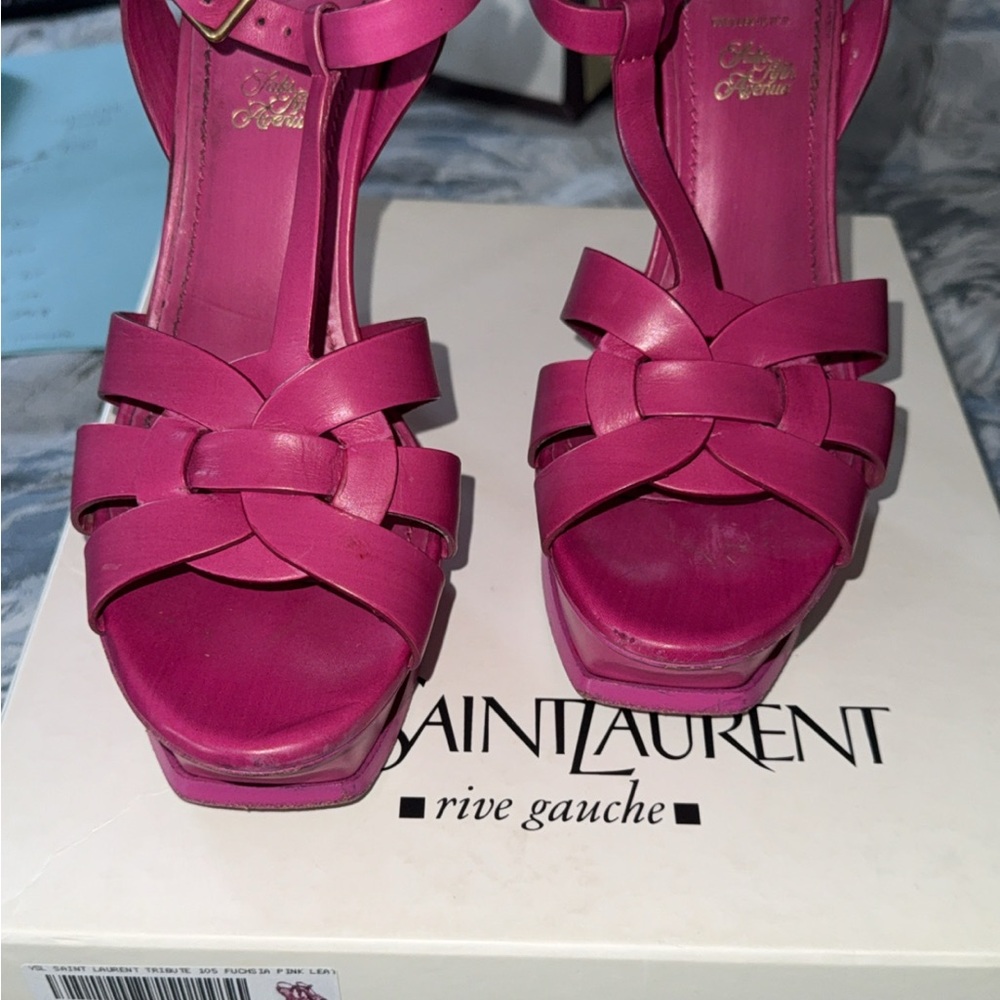 Saint Laurent Pink Women's Sandals
